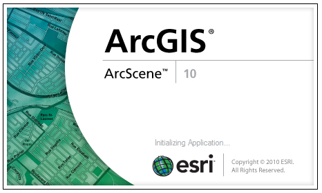 ArcScene visor cartografia 3D