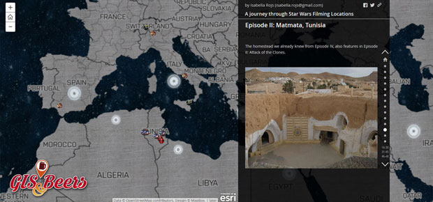 Star Wars StoryMap