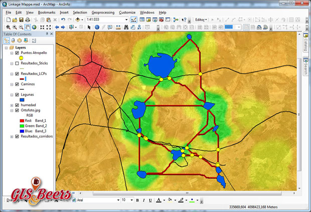 Linkage Mapper para corredores ecológicos