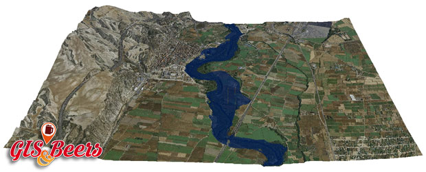 Cartografia de avenidas 3D con HecRAS y HecGeoRAS