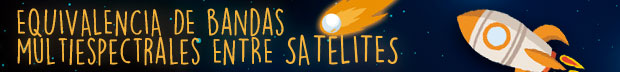 banner bandas de satelites multiespectrales