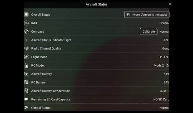 Firmware actualizado en Phantom