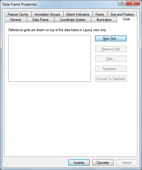 Grid de cuadriculas en ArcMap