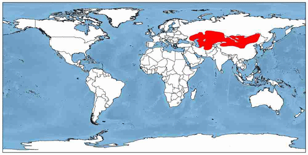 cartografía de especies amenazadas de la UICN