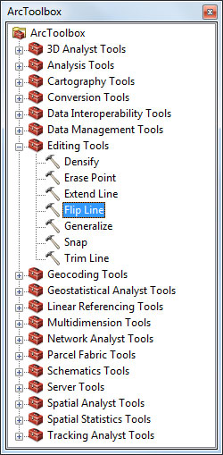 Flip line en ArcToolbox