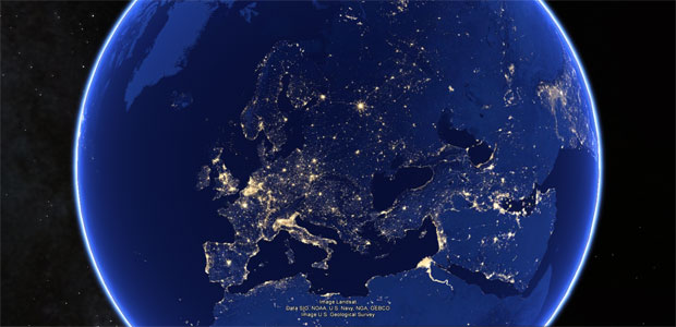 Google Earth at Night
