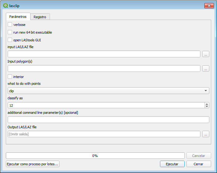 LASTools en QGIS