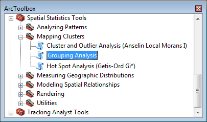 Grouping ArcToolBox