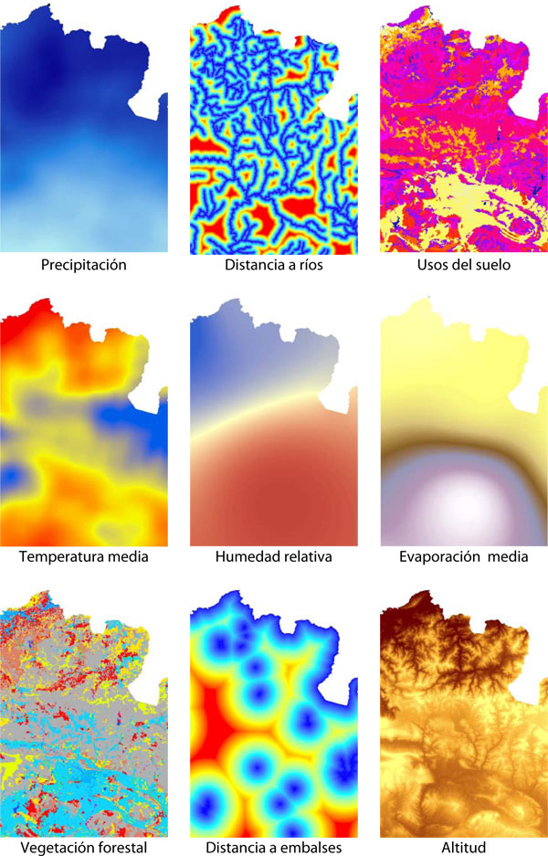 variables raster