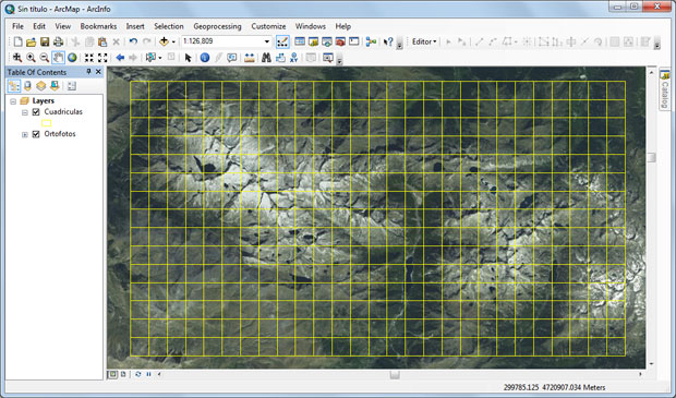 Creación de parcelas de cuadrículas cartográficas