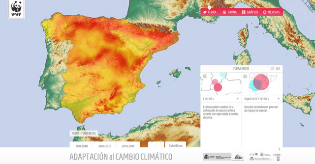 cartografia de cambio climático