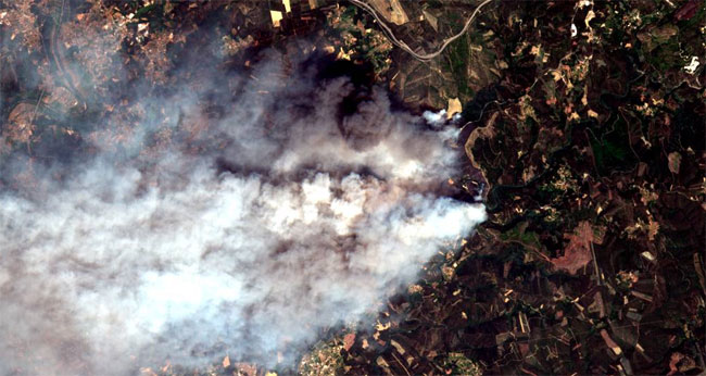 teledetección para el análisis de incendios forestales