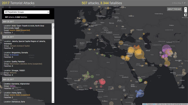 mapas de terrorismo