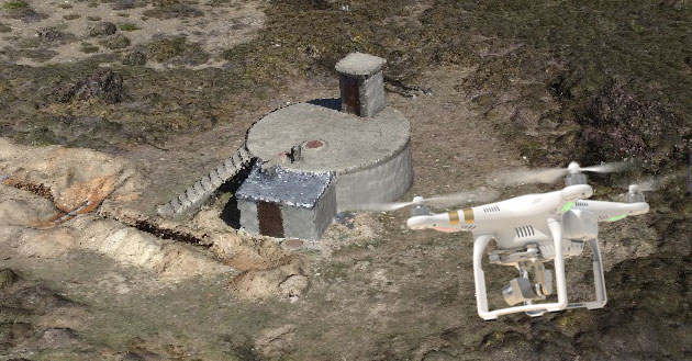 misiones circulares con drones