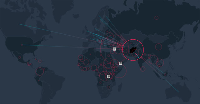 mapas de movimientos migratorios