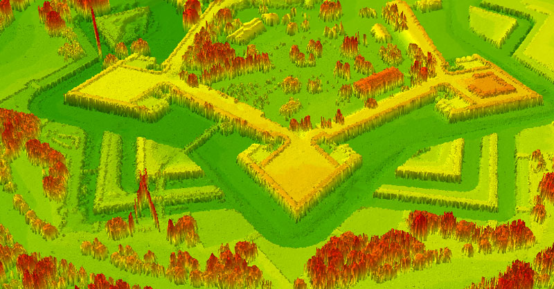 visualización de datos LiDAR en ArcGIS