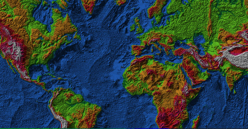 Descargar archivos terrain en Land Viewer