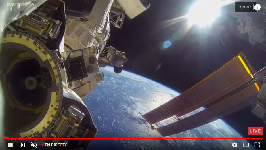 Imágenes en directo desde la ISS