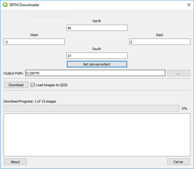 SRTM Downloader para QGIS