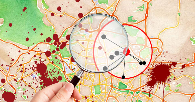 El círculo de Canter, análisis de mapas criminales
