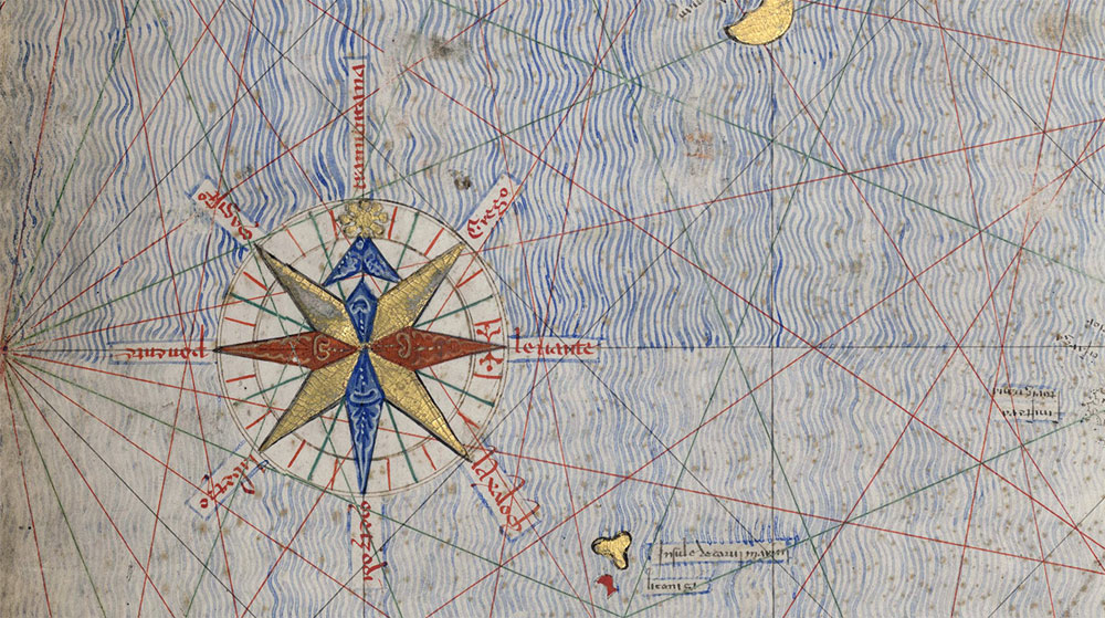 La rosa de los vientos en nuestros mapas - Gis&Beers