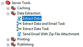 Extract data para recortar capas en bloque