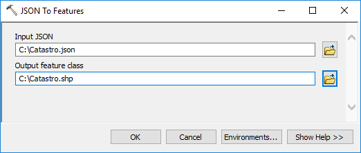 JSON 2 SHP en ArcGIS y ArcGIS Pro