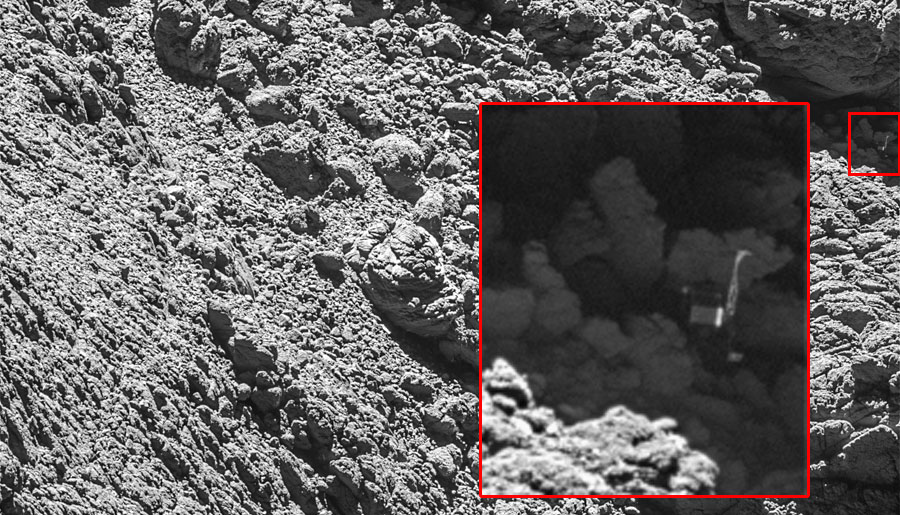 Encontrado Philae de Rosetta