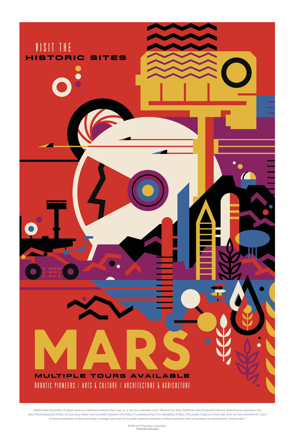 Posters de la NASA Marte