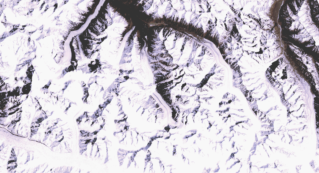 Khurdopin-avalancha-Landsat