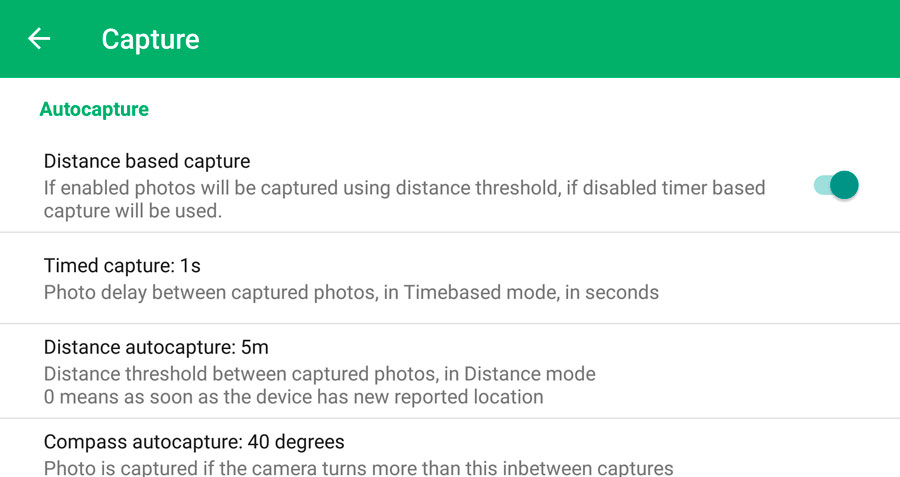 Configuración Mapillary callejero