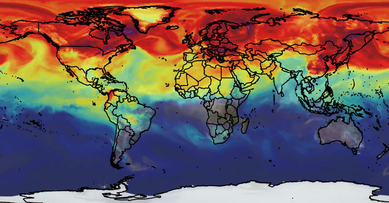 Seguimiento de la calidad del aire con satélites