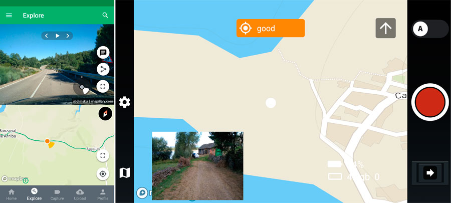 APP Mapillary para mapeo de calles