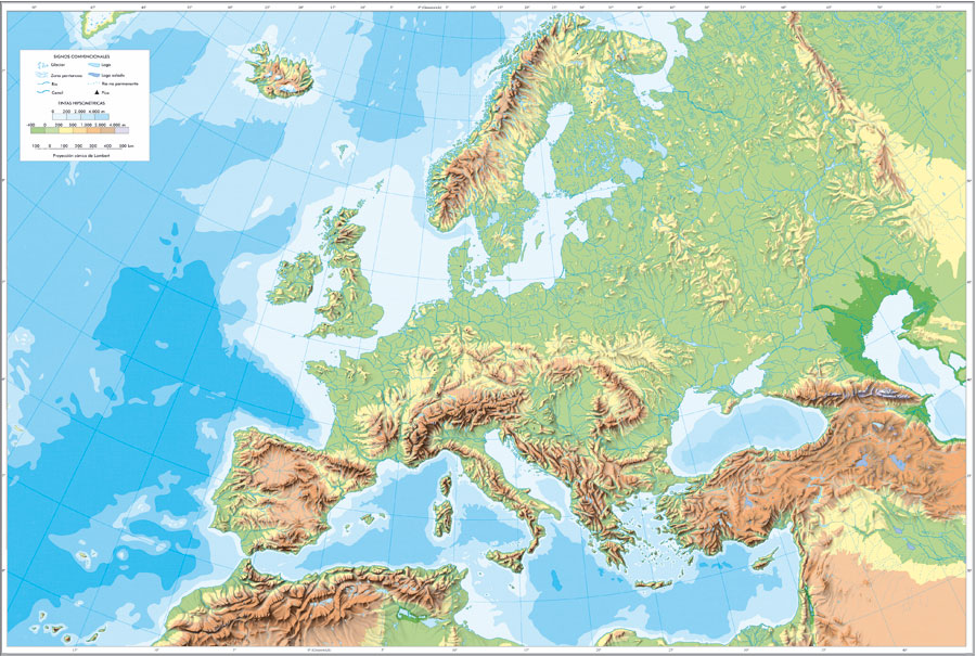 Mapas fisicos y políticos para imprimir y descargar