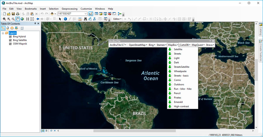 Descargar ArcBruTile para usar mapas base