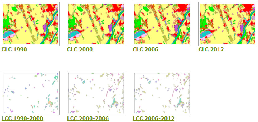 Descargar cartografía de usos del suelo CLC