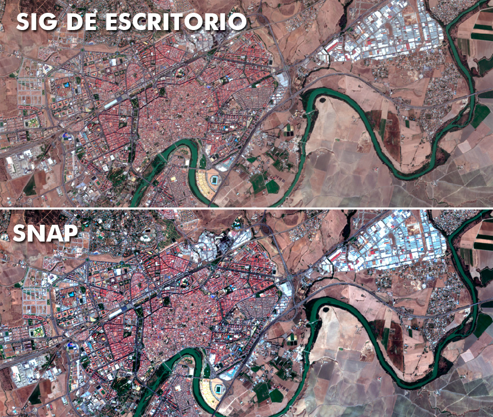 Calidad de imágen en análisis con SNAP