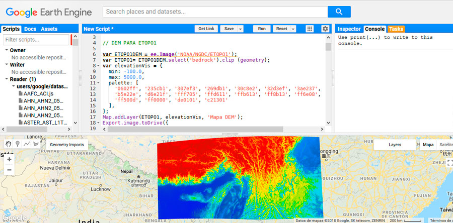 Script Google Earth Engine