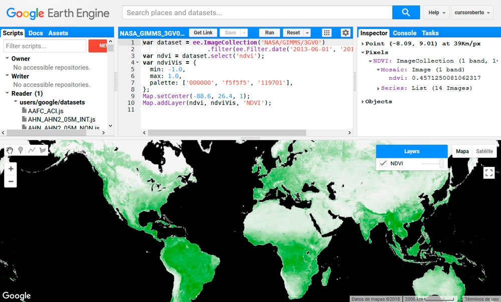 Scripts para Google Earth Engine