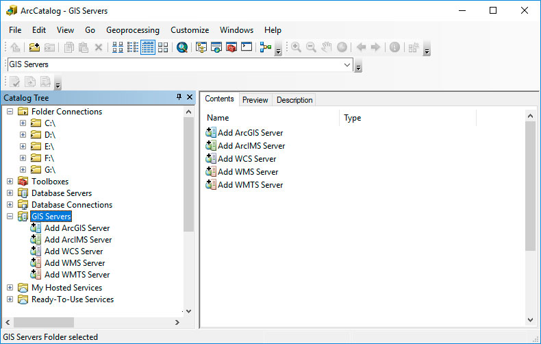 Conexión de servidores WMS en ArcGIS desde ArcCatalog