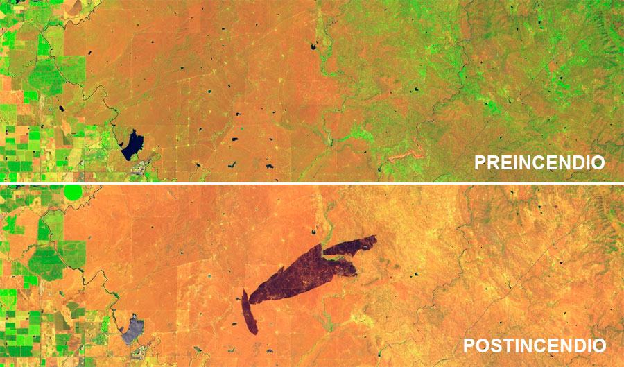 Análisis de incendios mediante teledetección