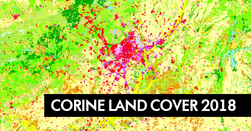 Descarga Corine Land Cover 2018