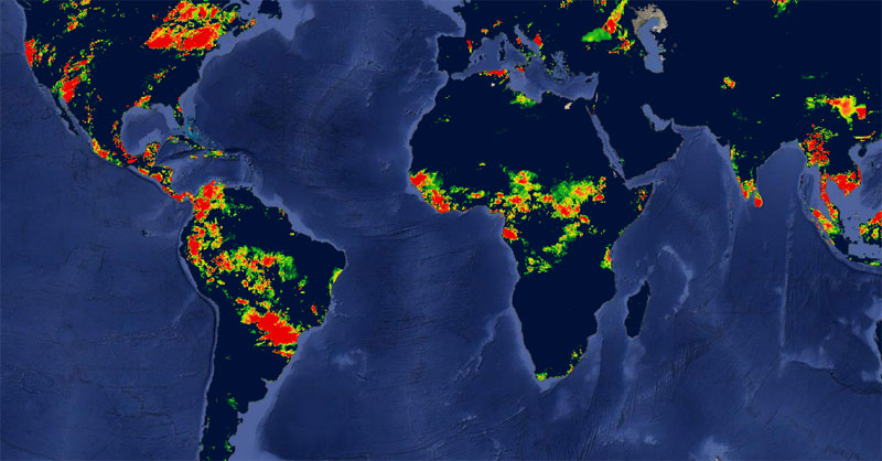 Descarga de datos de precipitación mundial diarios
