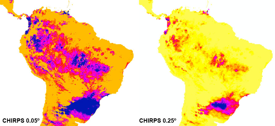 Datos climáticos de precipitación diaria mundial