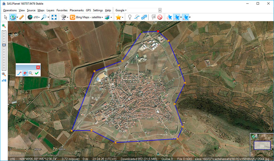 Descargar imagenes satelitales con SAS Planet