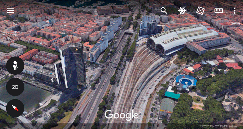 Google Earth mobile