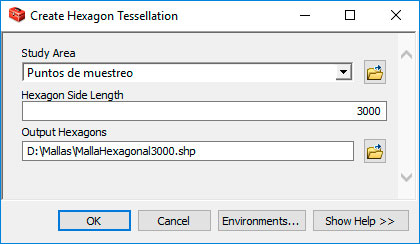 Cómo crear mallas hexagonales en ArcMap