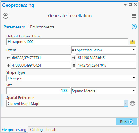 Cómo generar mallas hexagonales en ArcGIS Pro