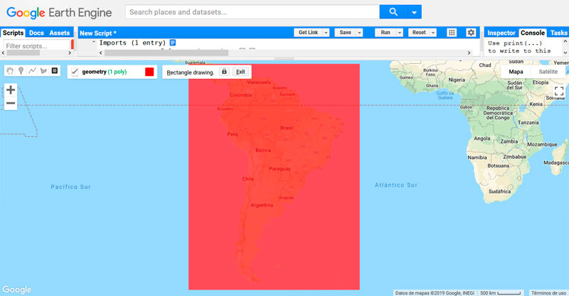 Descarga de datos climáticos históricos con Google Earth Engine