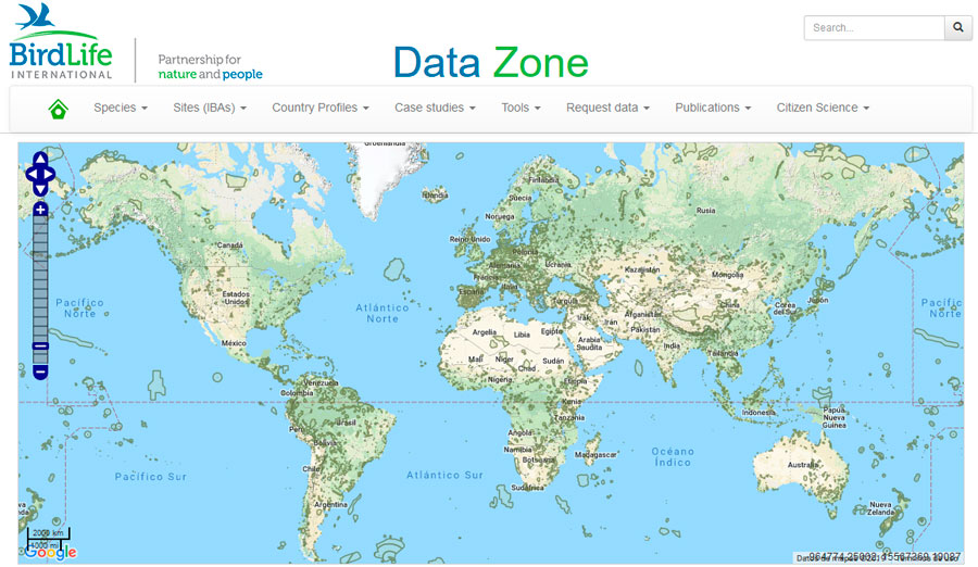 Descargar cartografía de IBA para aves